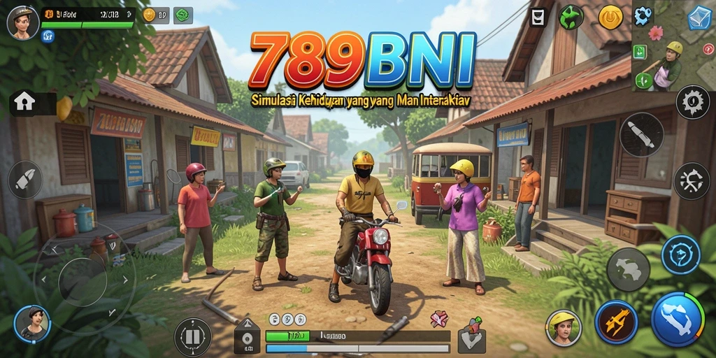 Screenshot gameplay 789BNI yang menampilkan simulasi kehidupan yang mendalam.