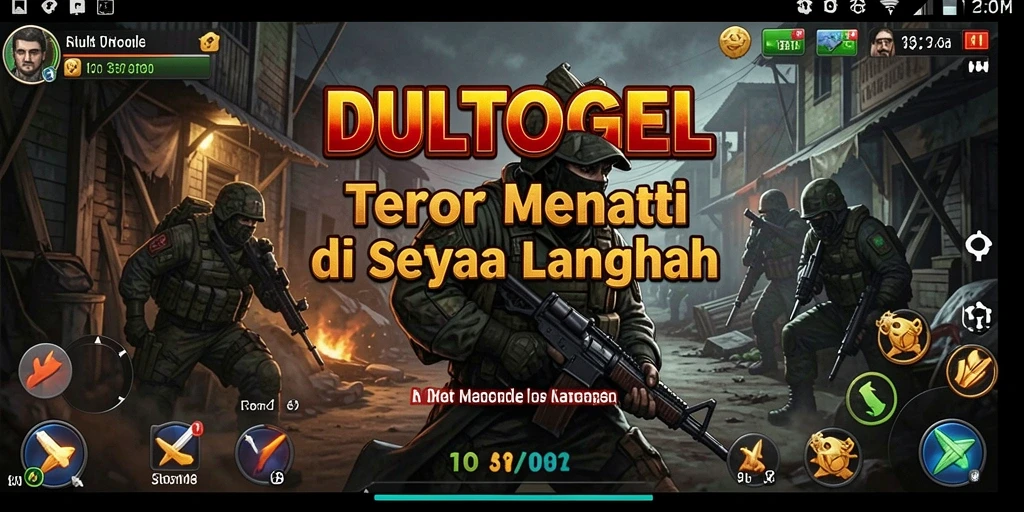 Screenshot gameplay DULTOGEL yang penuh ketegangan dan kengerian.
