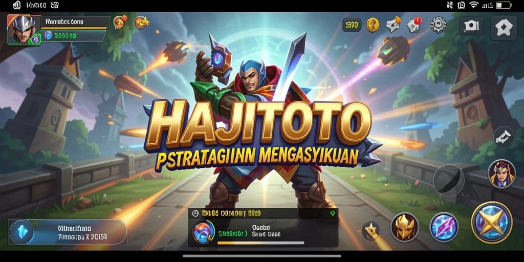 Tampilan gameplay HAJITOTO menampilkan strategi membangun kerajaan.