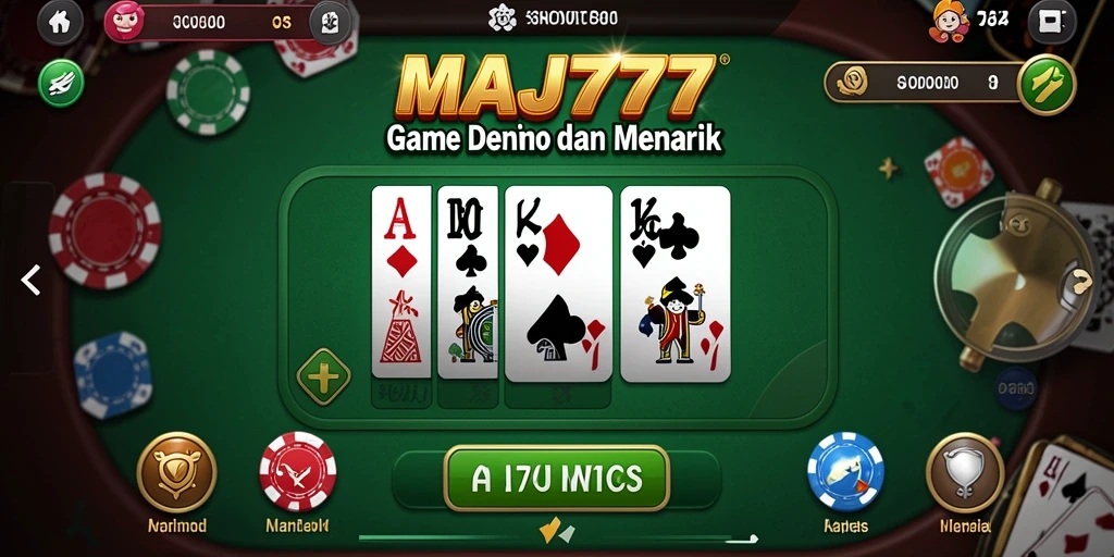 Tampilan gameplay seru dalam MAJ777 dengan teman-teman.
