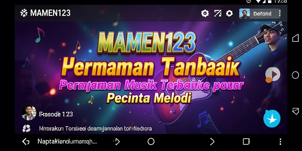 Tampilan gameplay MAMEN123 yang seru dan interaktif.