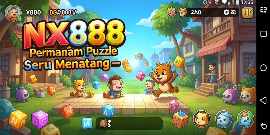 Screenshot NX888 menunjukkan gameplay puzzle yang mengasyikkan dan menantang.