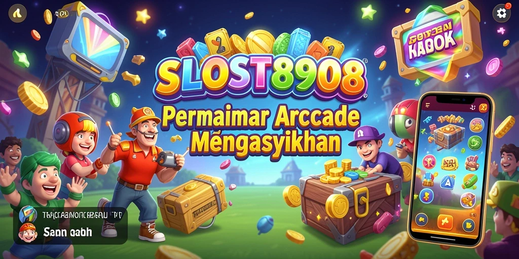 Screenshot menampilkan aksi seru dalam game Arcade.