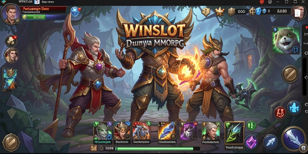 Tangkapan layar WINSLOT menampilkan aksi dan eksplorasi seru di dunia MMORPG.